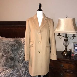 Ralph Lauren Camel Wool Coat Sz 4